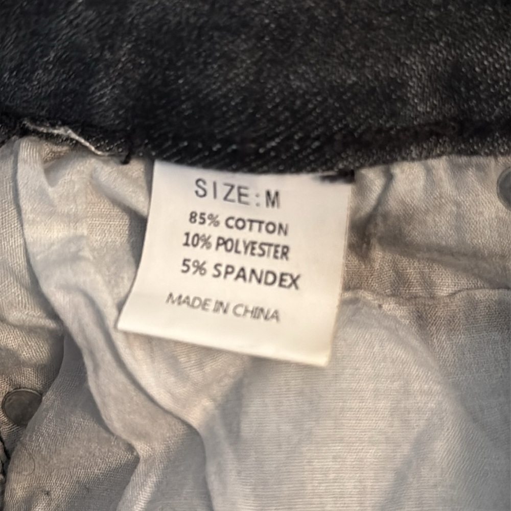 Stylish Black Distressed Women Shorts - Picture 2 of 3